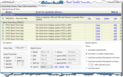 Basic Scanner Trading System Scans