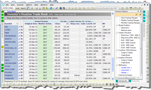 EoD Investor's Routine